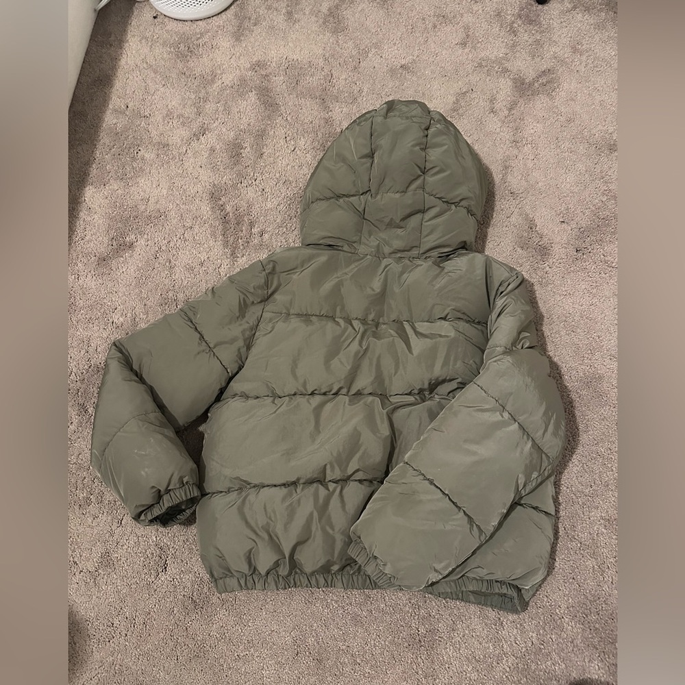 H&M Zip Up Puffer Jacket Woman’s Smaller - Picture 2 of 6